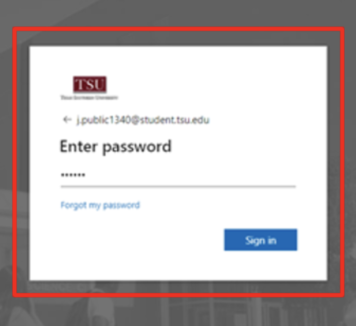 Login button example