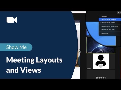 Zoom Meeting Layouts and Views