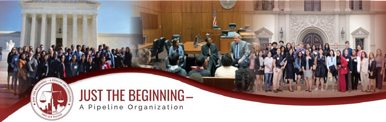 Just the beginning header image with multiple group photos. Text on the banner image reads "Just the beginning - a pipeline organization"