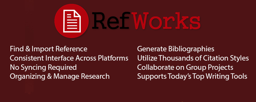 RefWorks Citation Management Tool