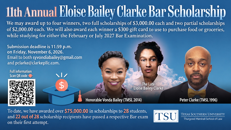 11th Annual Bar Scholarship