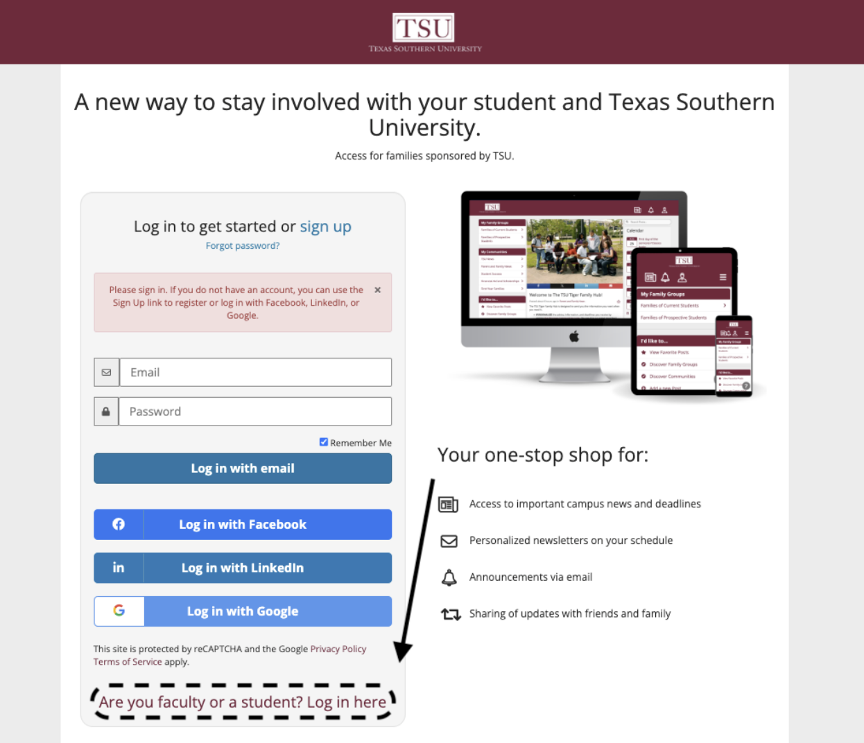 login