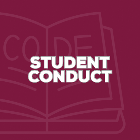 Students taking in front of Student Service Center