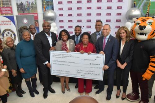 Congresswoman Sheila Jackson Lee Announce $2 million in Federal Funding to Address Healthcare and Housing Equity Initiatives at TSU